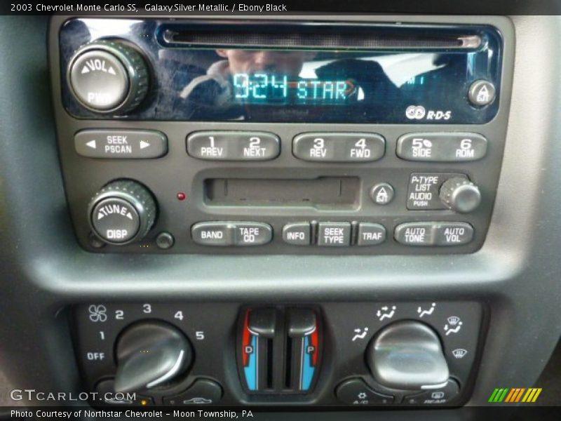 Galaxy Silver Metallic / Ebony Black 2003 Chevrolet Monte Carlo SS