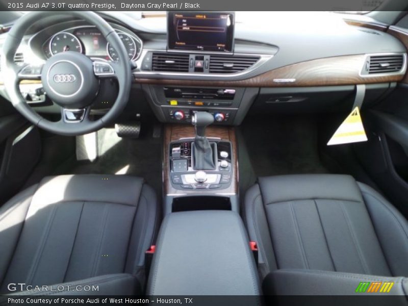 Daytona Gray Pearl / Black 2015 Audi A7 3.0T quattro Prestige