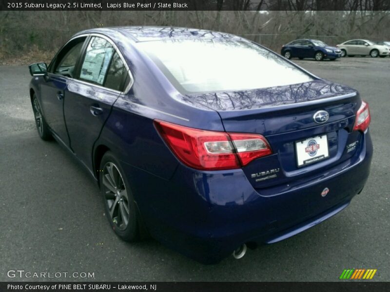 Lapis Blue Pearl / Slate Black 2015 Subaru Legacy 2.5i Limited