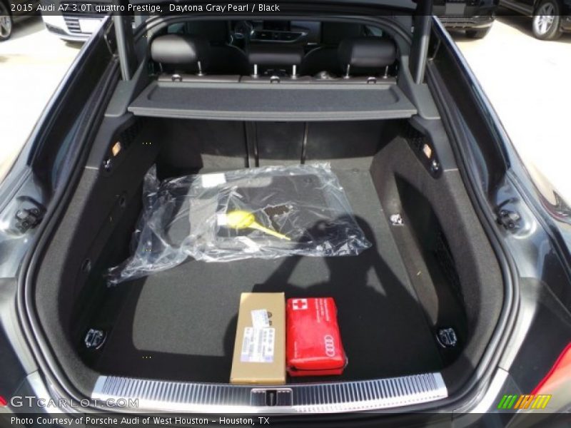 Daytona Gray Pearl / Black 2015 Audi A7 3.0T quattro Prestige