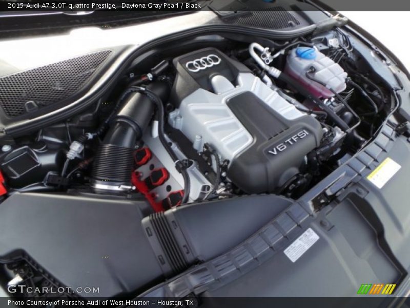 Daytona Gray Pearl / Black 2015 Audi A7 3.0T quattro Prestige