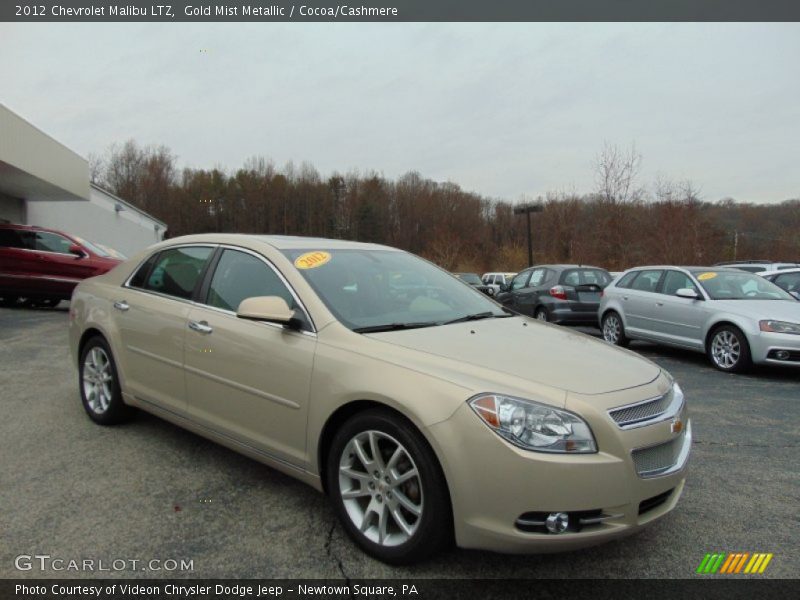 Gold Mist Metallic / Cocoa/Cashmere 2012 Chevrolet Malibu LTZ