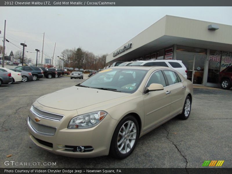 Gold Mist Metallic / Cocoa/Cashmere 2012 Chevrolet Malibu LTZ