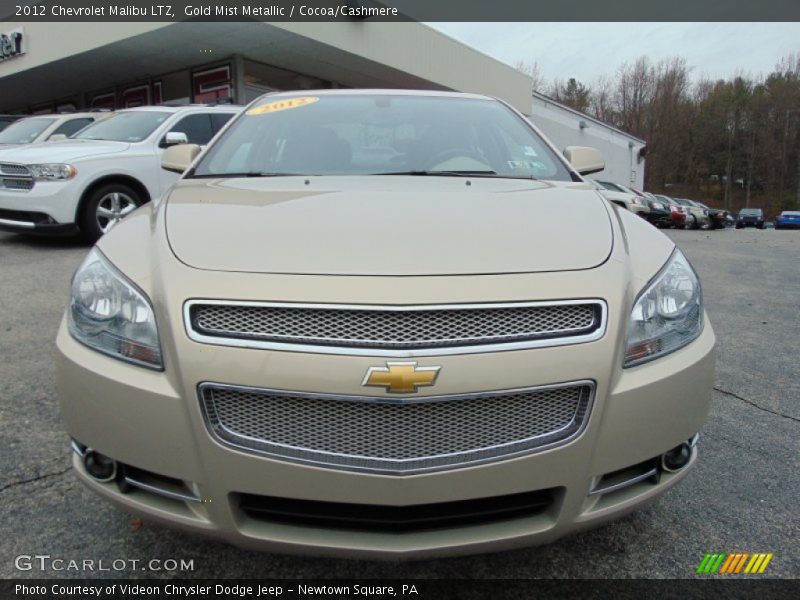 Gold Mist Metallic / Cocoa/Cashmere 2012 Chevrolet Malibu LTZ