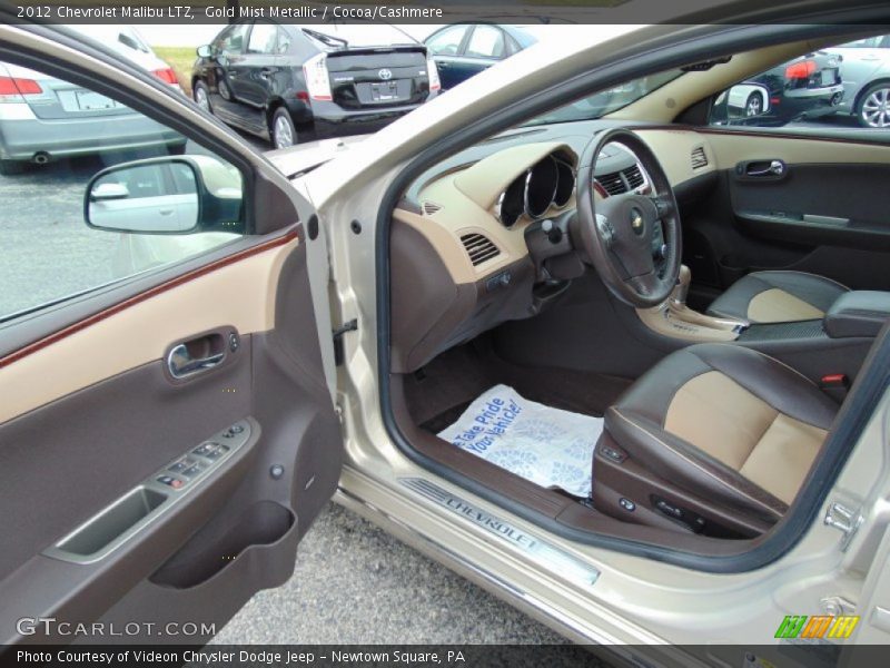 Gold Mist Metallic / Cocoa/Cashmere 2012 Chevrolet Malibu LTZ