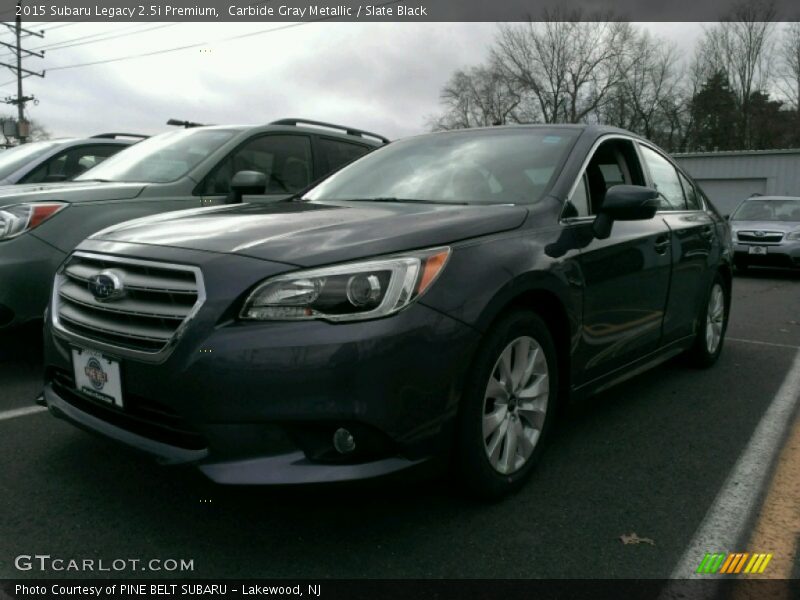 Carbide Gray Metallic / Slate Black 2015 Subaru Legacy 2.5i Premium