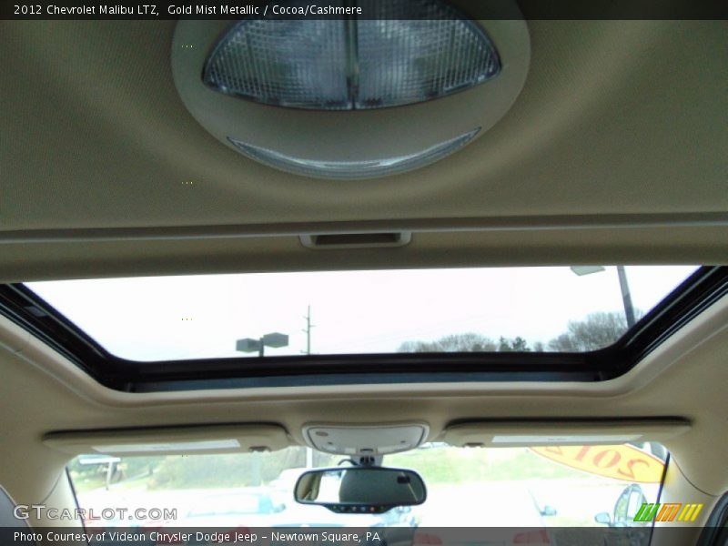 Gold Mist Metallic / Cocoa/Cashmere 2012 Chevrolet Malibu LTZ