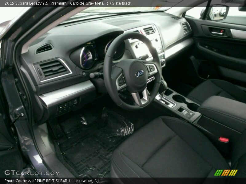 Carbide Gray Metallic / Slate Black 2015 Subaru Legacy 2.5i Premium