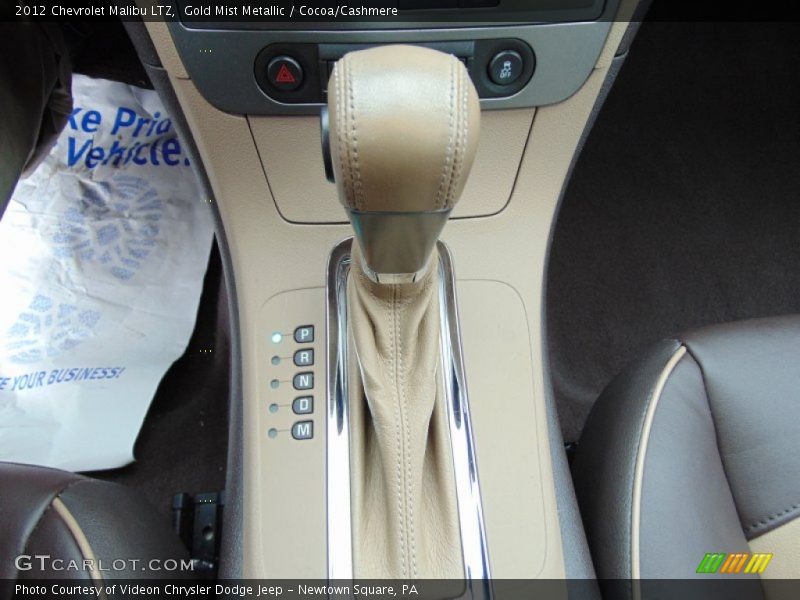 Gold Mist Metallic / Cocoa/Cashmere 2012 Chevrolet Malibu LTZ