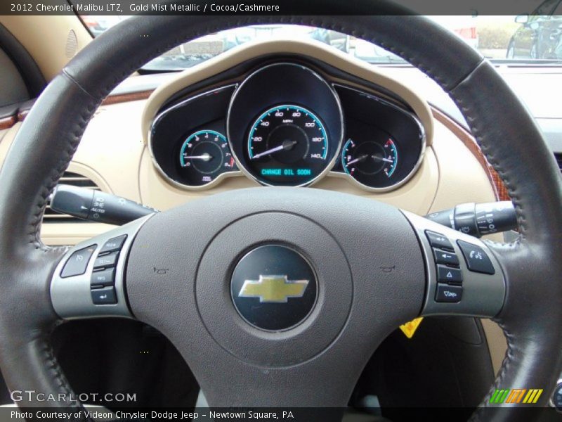 Gold Mist Metallic / Cocoa/Cashmere 2012 Chevrolet Malibu LTZ