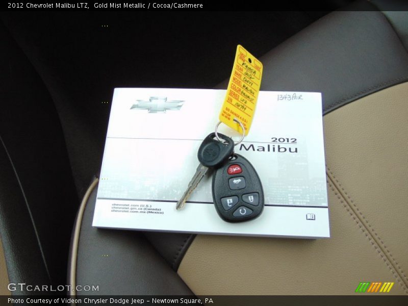Gold Mist Metallic / Cocoa/Cashmere 2012 Chevrolet Malibu LTZ