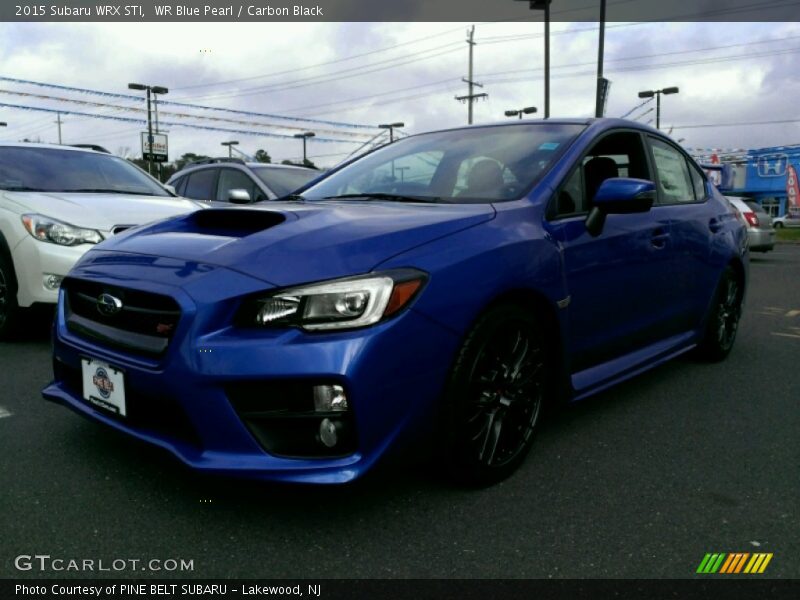 WR Blue Pearl / Carbon Black 2015 Subaru WRX STI