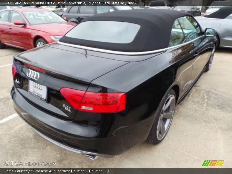 Mythos Black Metallic / Black 2015 Audi A5 Premium Plus quattro Convertible
