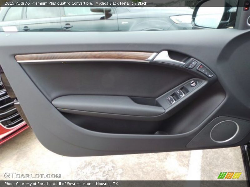 Mythos Black Metallic / Black 2015 Audi A5 Premium Plus quattro Convertible