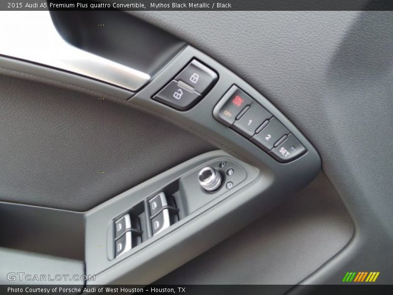 Mythos Black Metallic / Black 2015 Audi A5 Premium Plus quattro Convertible