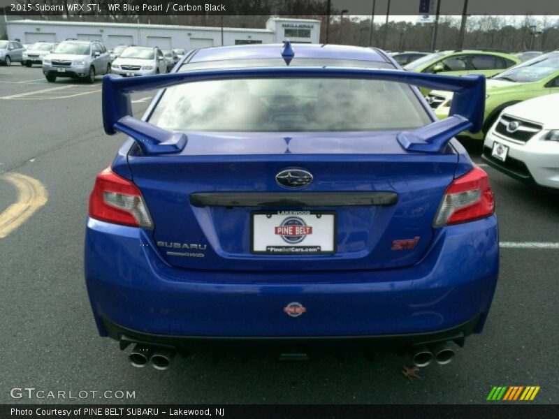 WR Blue Pearl / Carbon Black 2015 Subaru WRX STI