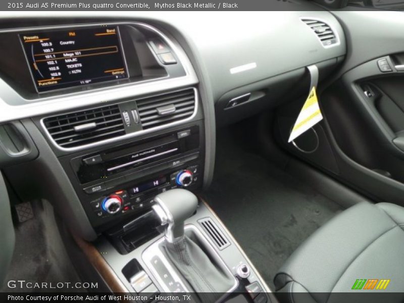 Mythos Black Metallic / Black 2015 Audi A5 Premium Plus quattro Convertible