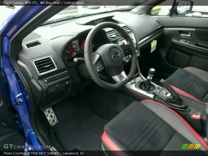  2015 WRX STI Carbon Black Interior