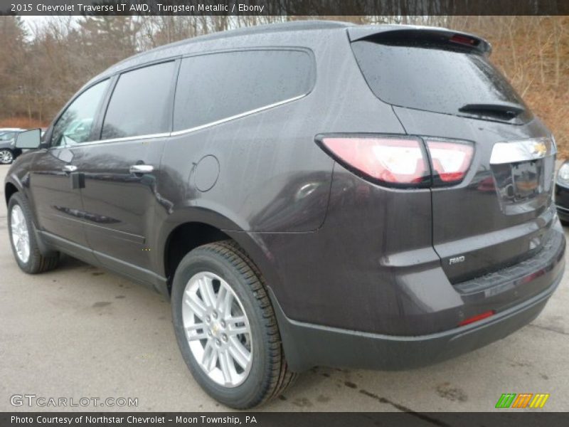 Tungsten Metallic / Ebony 2015 Chevrolet Traverse LT AWD