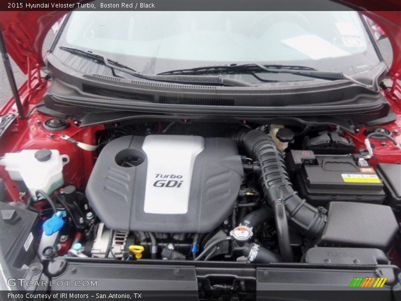 Boston Red / Black 2015 Hyundai Veloster Turbo