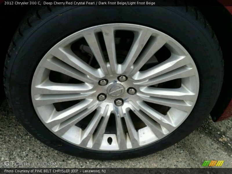 Deep Cherry Red Crystal Pearl / Dark Frost Beige/Light Frost Beige 2012 Chrysler 300 C