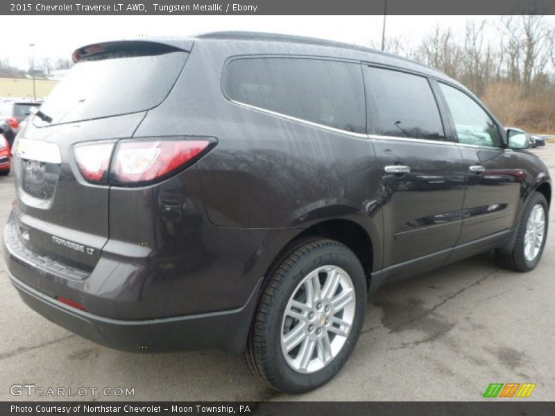 Tungsten Metallic / Ebony 2015 Chevrolet Traverse LT AWD