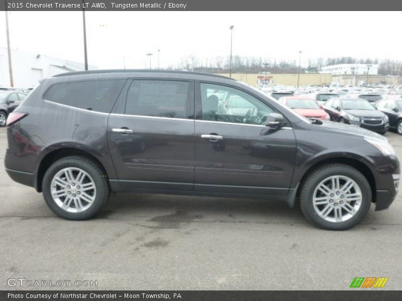 Tungsten Metallic / Ebony 2015 Chevrolet Traverse LT AWD