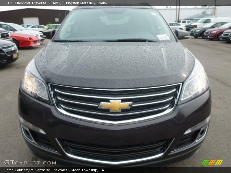 Tungsten Metallic / Ebony 2015 Chevrolet Traverse LT AWD