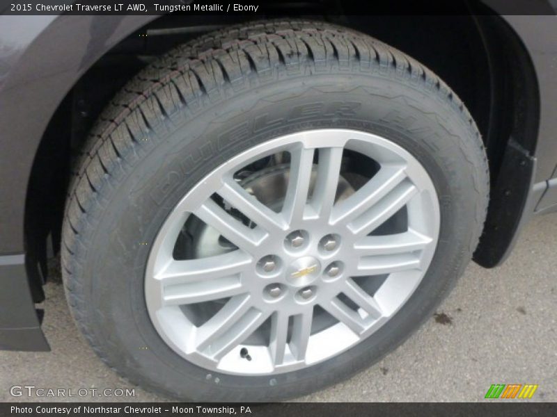 Tungsten Metallic / Ebony 2015 Chevrolet Traverse LT AWD