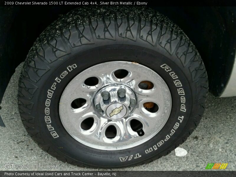 Silver Birch Metallic / Ebony 2009 Chevrolet Silverado 1500 LT Extended Cab 4x4