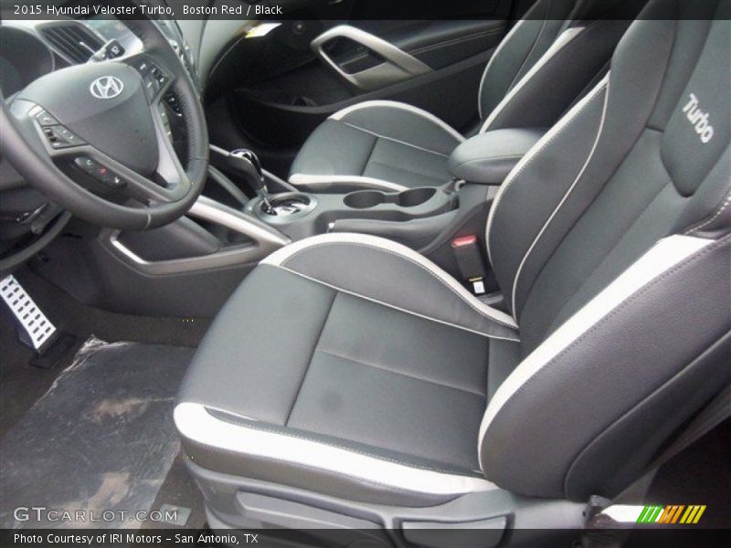 Boston Red / Black 2015 Hyundai Veloster Turbo