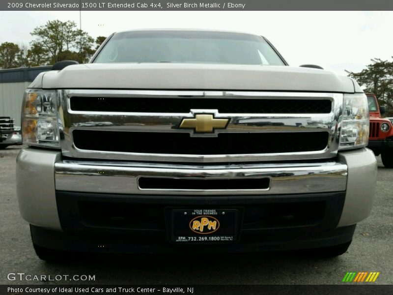 Silver Birch Metallic / Ebony 2009 Chevrolet Silverado 1500 LT Extended Cab 4x4