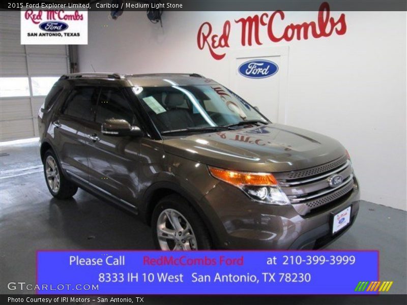 Caribou / Medium Light Stone 2015 Ford Explorer Limited