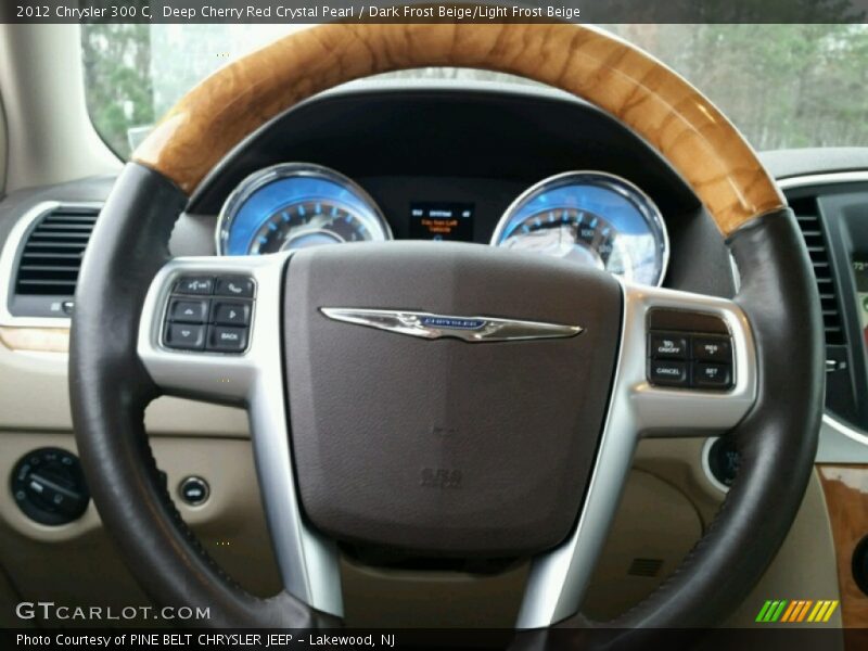 Deep Cherry Red Crystal Pearl / Dark Frost Beige/Light Frost Beige 2012 Chrysler 300 C