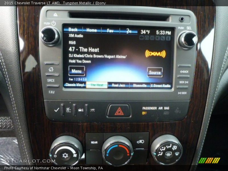 Tungsten Metallic / Ebony 2015 Chevrolet Traverse LT AWD