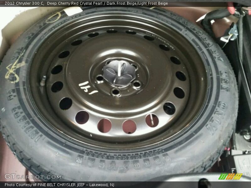 Deep Cherry Red Crystal Pearl / Dark Frost Beige/Light Frost Beige 2012 Chrysler 300 C