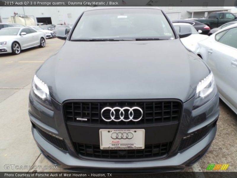 Daytona Gray Metallic / Black 2015 Audi Q7 3.0 Prestige quattro