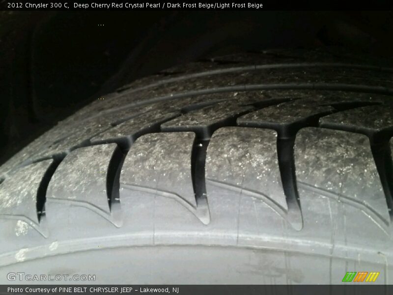 Deep Cherry Red Crystal Pearl / Dark Frost Beige/Light Frost Beige 2012 Chrysler 300 C