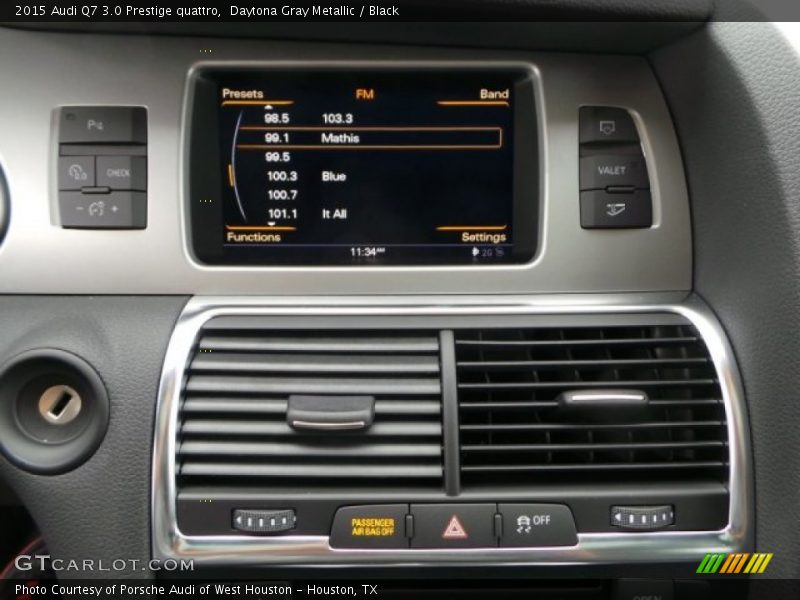 Daytona Gray Metallic / Black 2015 Audi Q7 3.0 Prestige quattro