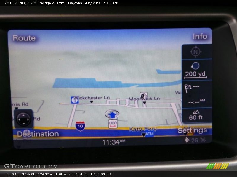 Daytona Gray Metallic / Black 2015 Audi Q7 3.0 Prestige quattro