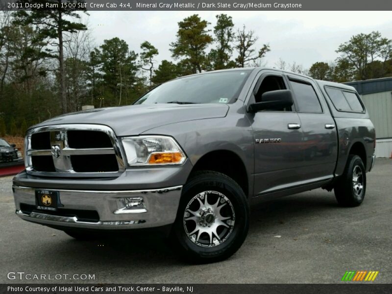 Mineral Gray Metallic / Dark Slate Gray/Medium Graystone 2011 Dodge Ram 1500 SLT Crew Cab 4x4