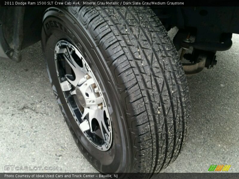 Mineral Gray Metallic / Dark Slate Gray/Medium Graystone 2011 Dodge Ram 1500 SLT Crew Cab 4x4