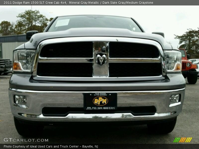 Mineral Gray Metallic / Dark Slate Gray/Medium Graystone 2011 Dodge Ram 1500 SLT Crew Cab 4x4
