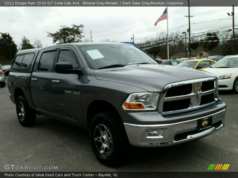 Mineral Gray Metallic / Dark Slate Gray/Medium Graystone 2011 Dodge Ram 1500 SLT Crew Cab 4x4