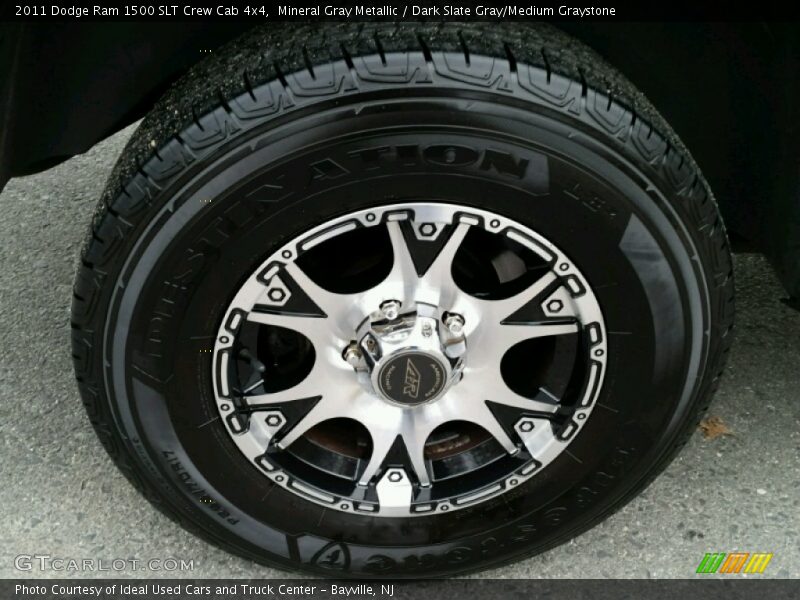 Mineral Gray Metallic / Dark Slate Gray/Medium Graystone 2011 Dodge Ram 1500 SLT Crew Cab 4x4