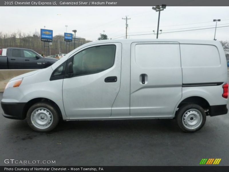 Galvanized Silver / Medium Pewter 2015 Chevrolet City Express LS
