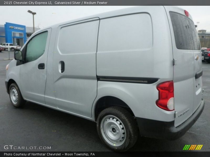 Galvanized Silver / Medium Pewter 2015 Chevrolet City Express LS