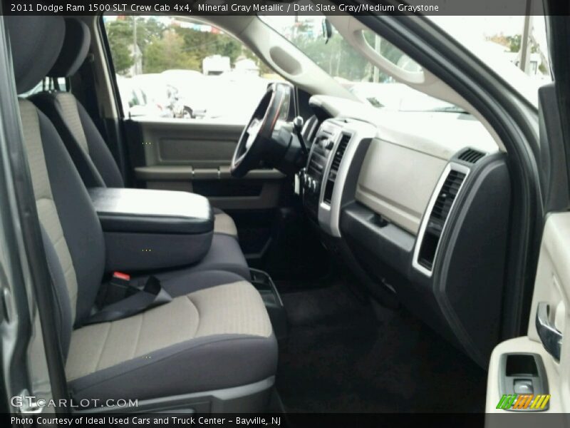 Mineral Gray Metallic / Dark Slate Gray/Medium Graystone 2011 Dodge Ram 1500 SLT Crew Cab 4x4