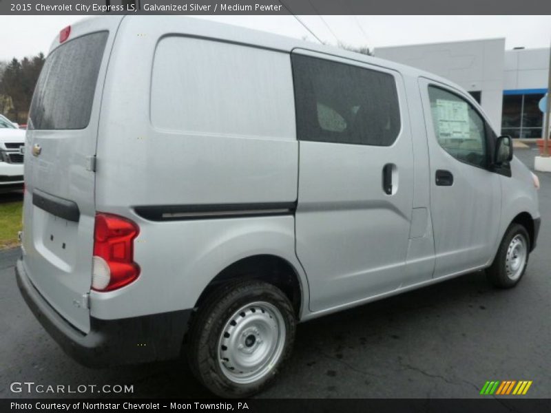 Galvanized Silver / Medium Pewter 2015 Chevrolet City Express LS