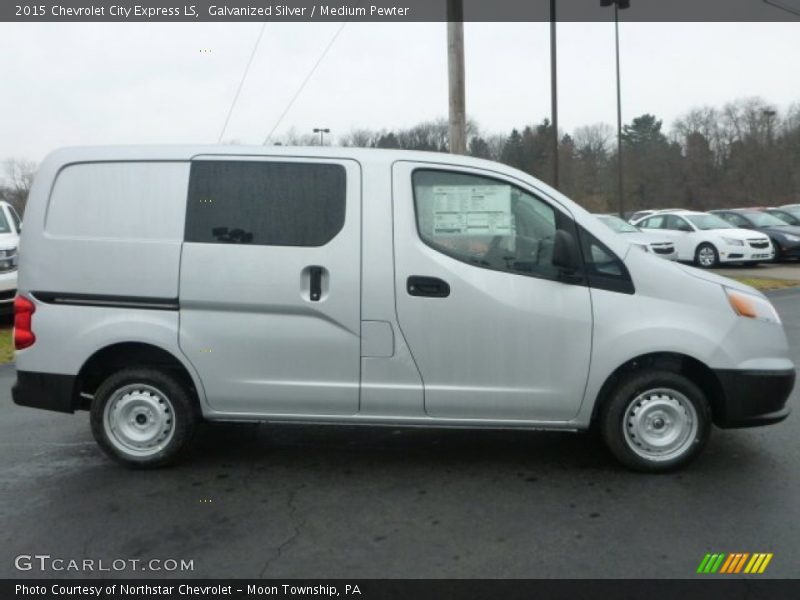 Galvanized Silver / Medium Pewter 2015 Chevrolet City Express LS